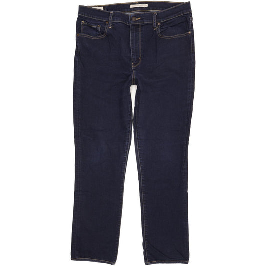 Levi's 724 Men Blue Straight Slim Stretch Jeans W33 L28