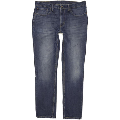 Levi's 511 Men Blue Straight Slim Stretch Jeans W36 L32