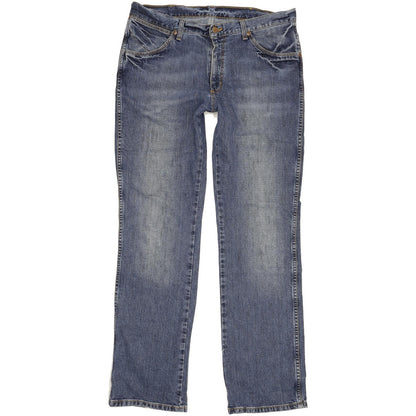 Wrangler Alaska Men Blue Straight Regular Jeans W36 L34