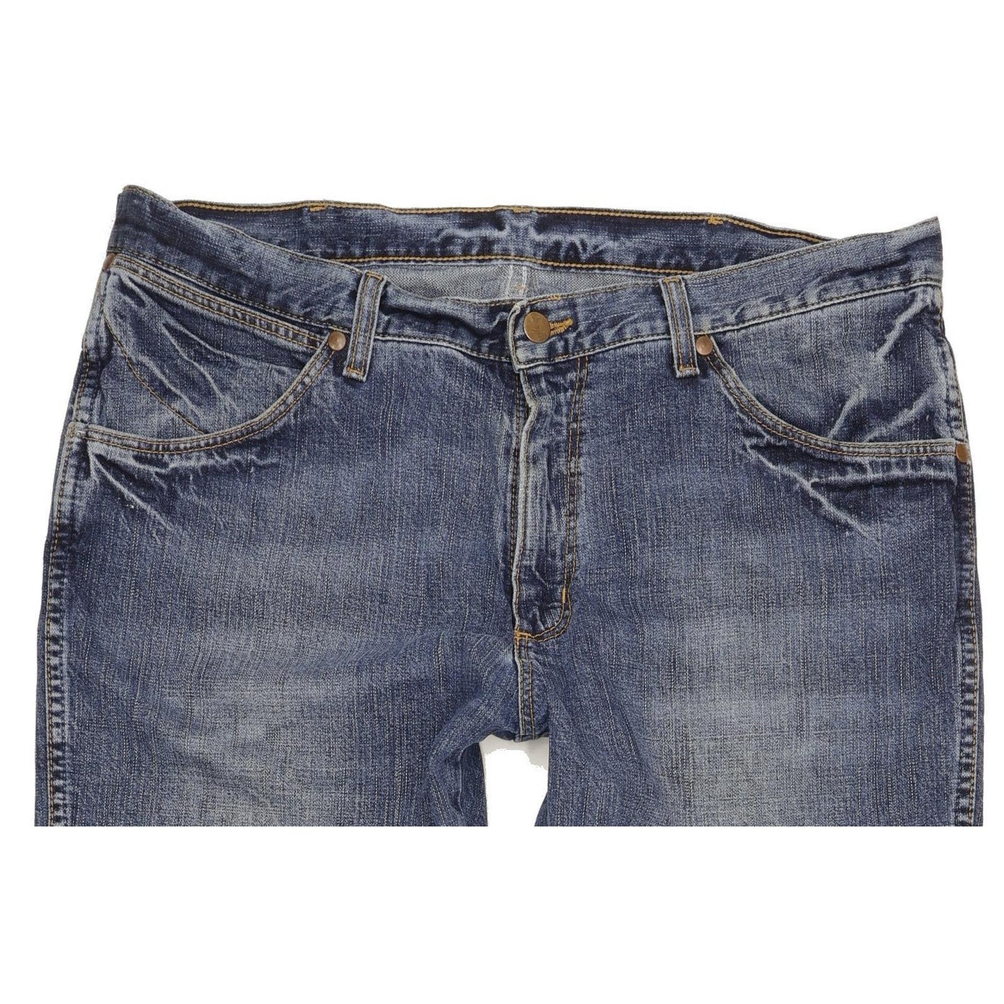 Wrangler Alaska Men Blue Straight Regular Jeans W36 L34
