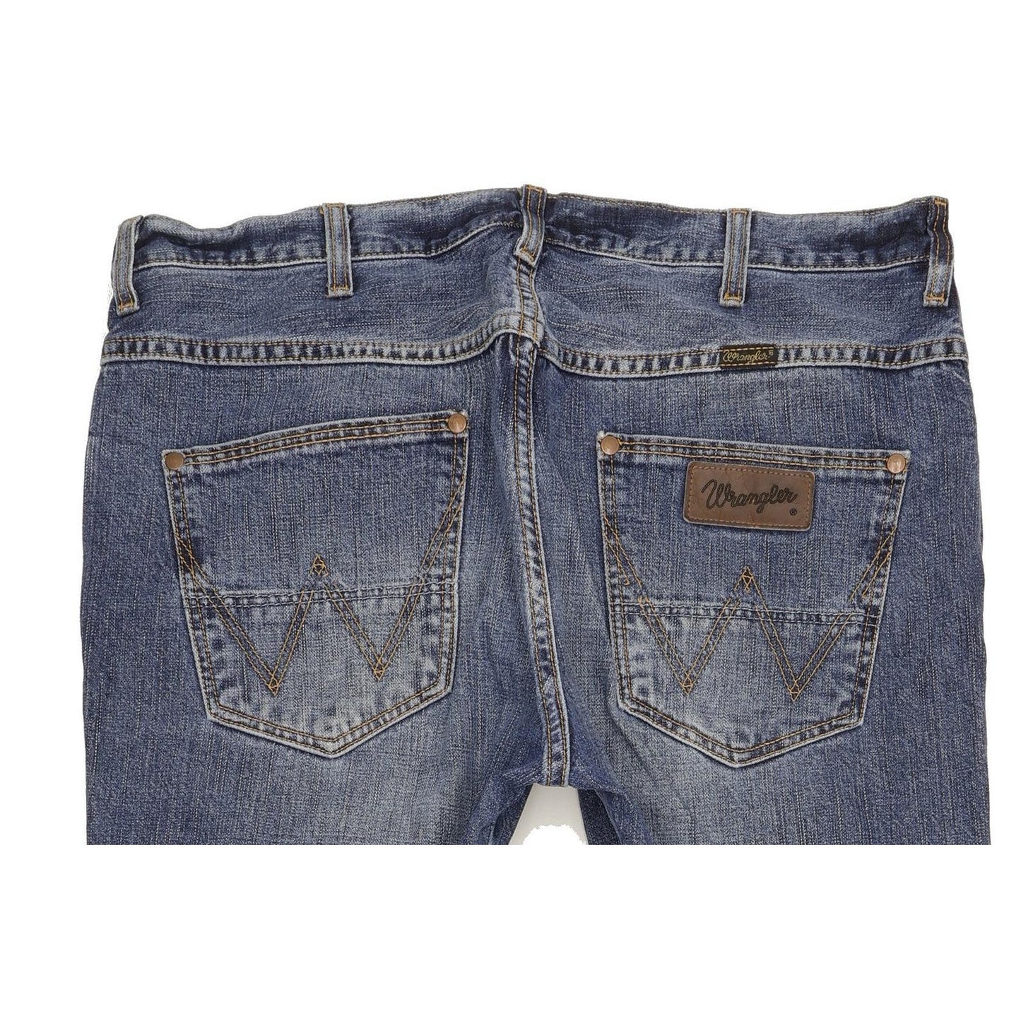 Wrangler Alaska Men Blue Straight Regular Jeans W36 L34