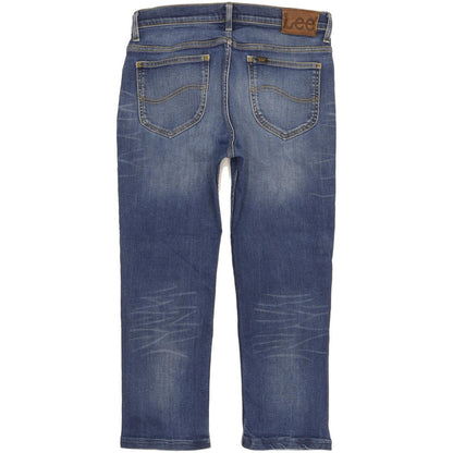 Lee Rider Men Blue Straight Regular Stretch Jeans W32 L24