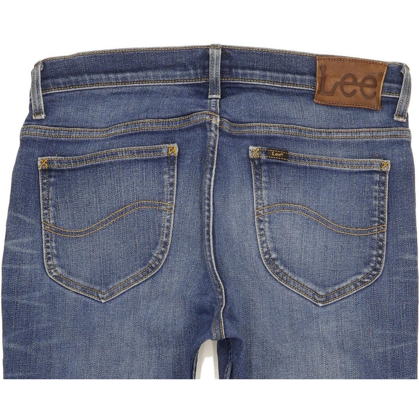 Lee Rider Men Blue Straight Regular Stretch Jeans W32 L24