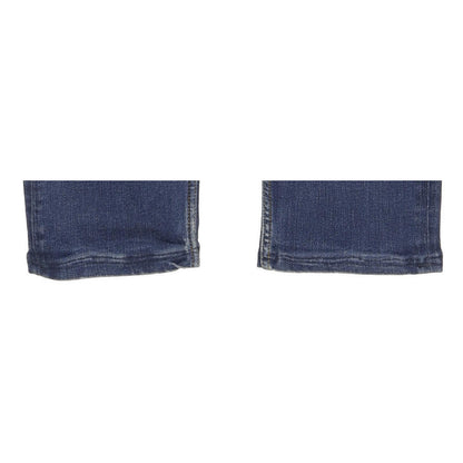 Lee Rider Men Blue Straight Regular Stretch Jeans W32 L24