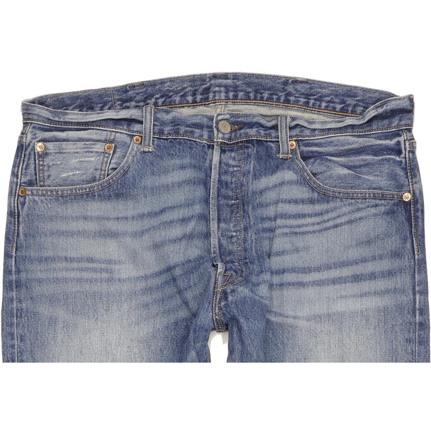 Levi's 501 Men Blue Straight Regular Jeans W38 L31
