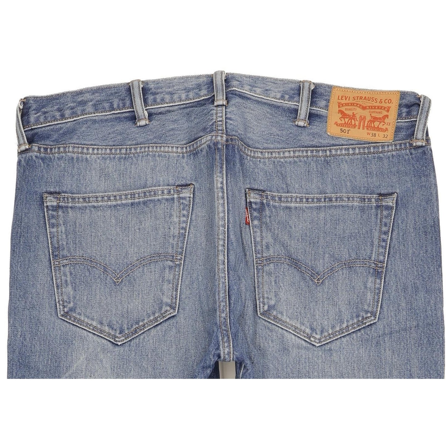Levi's 501 Men Blue Straight Regular Jeans W38 L31