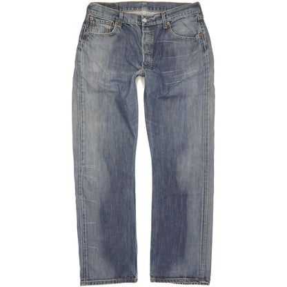 Levi's 501 Men Blue Straight Regular Jeans W36 L33