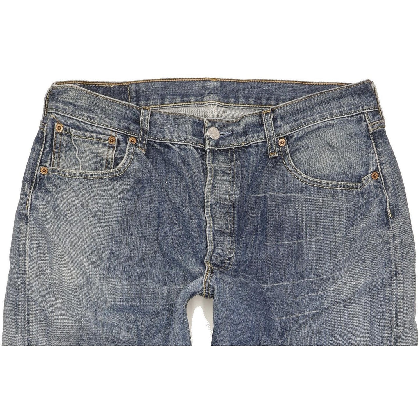 Levi's 501 Men Blue Straight Regular Jeans W36 L33