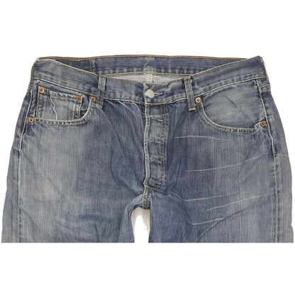 Levi's 501 Men Blue Straight Regular Jeans W36 L33