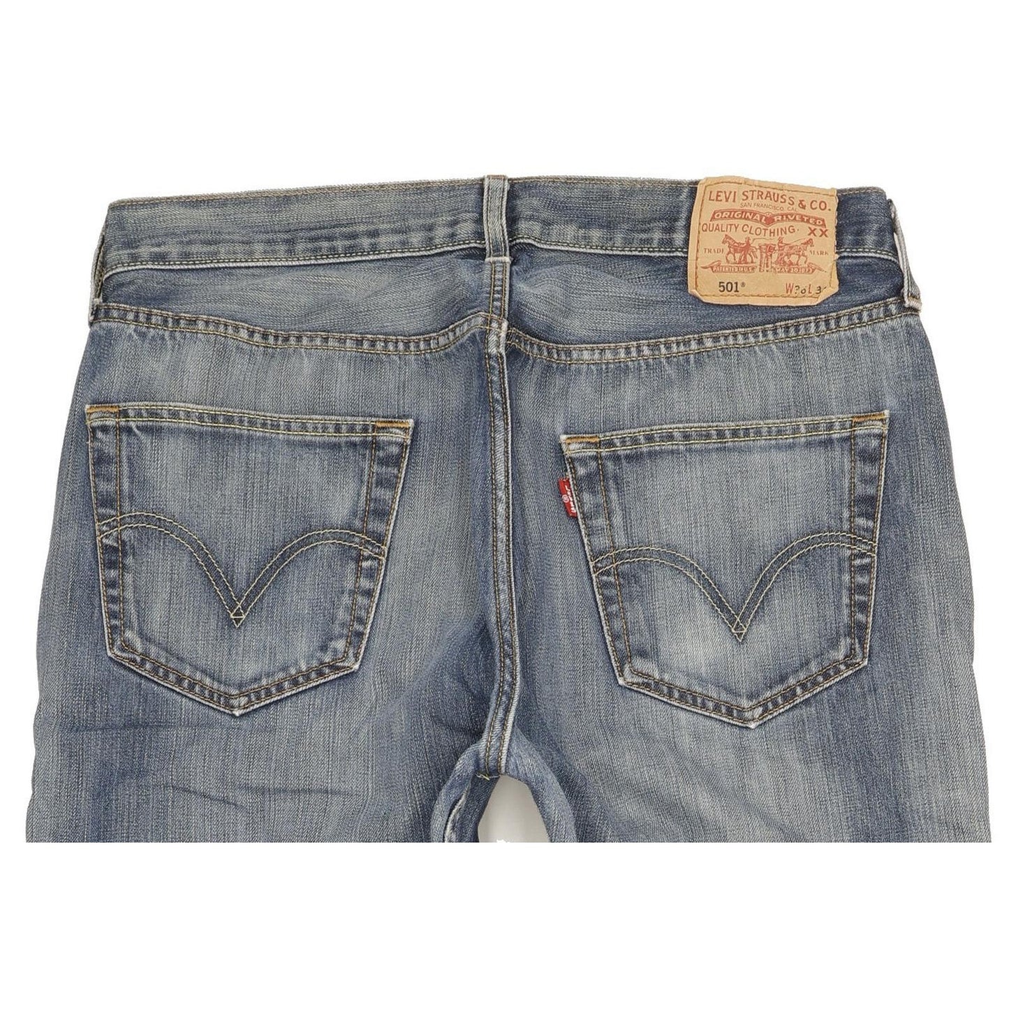 Levi's 501 Men Blue Straight Regular Jeans W36 L33