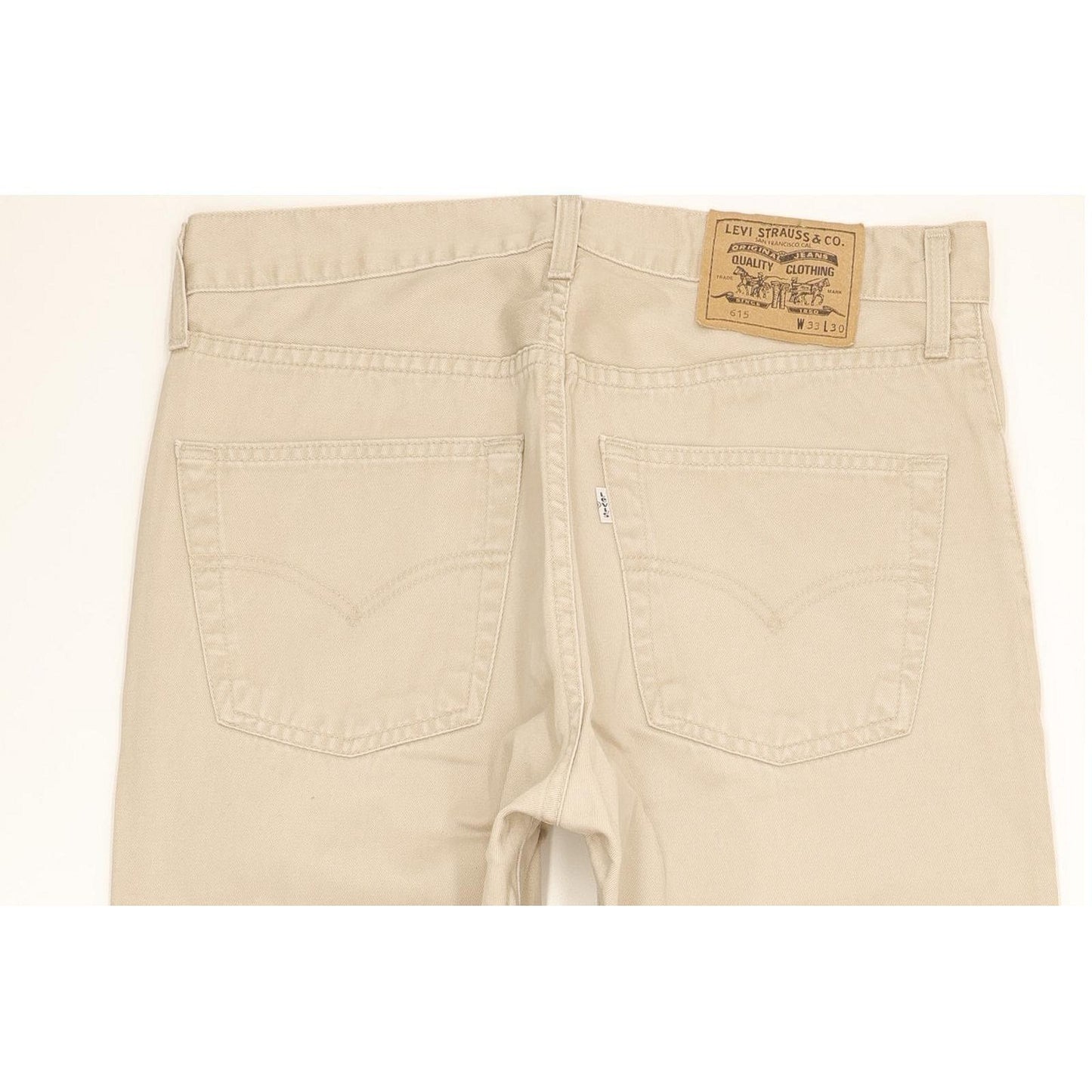 Levi's 615 Men Beige Straight Regular Jeans W33 L29