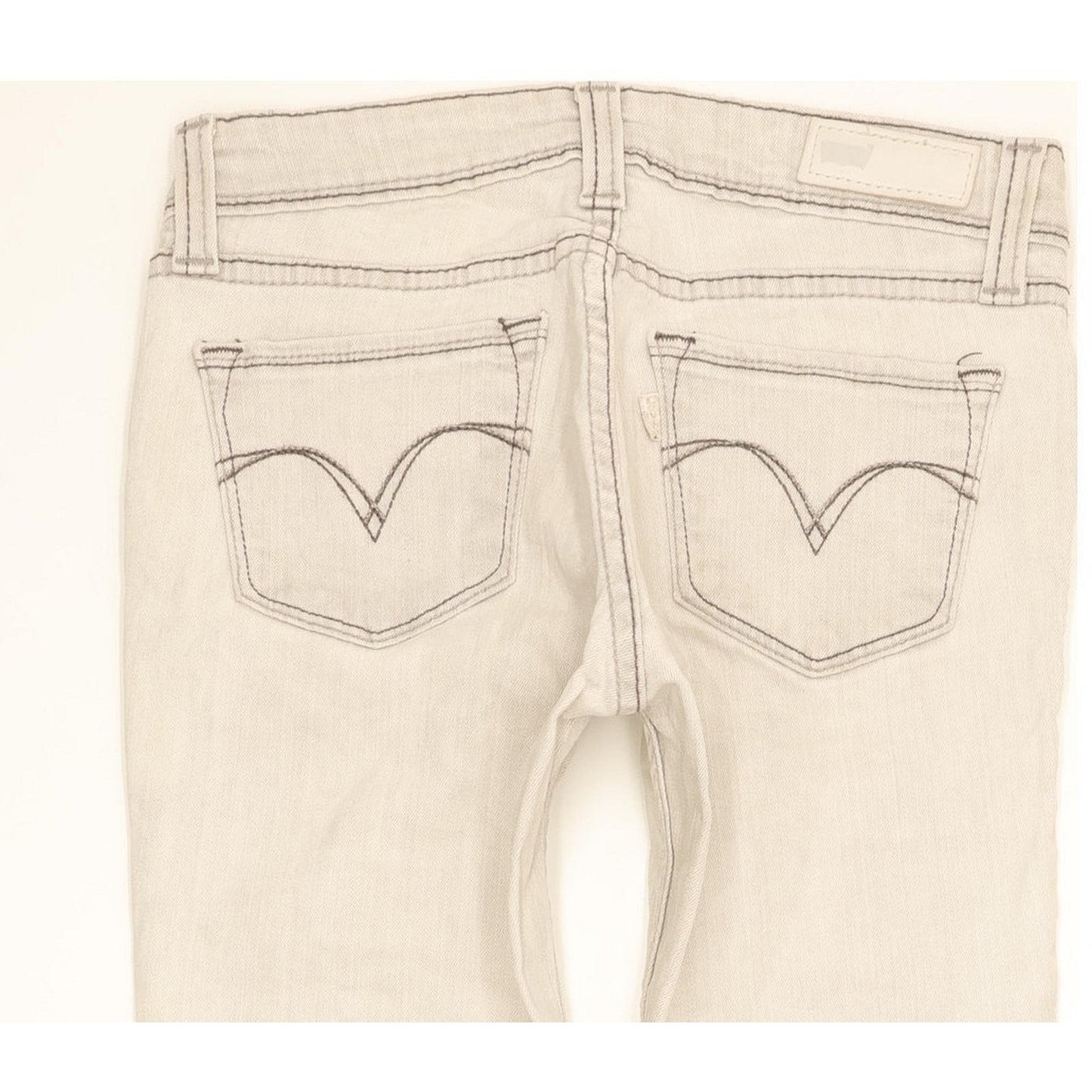 Levi's Demi Curve Women Grey Skinny Slim Stretch Jeans W25 L30