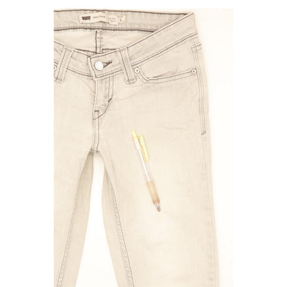 Levi's Demi Curve Women Grey Skinny Slim Stretch Jeans W25 L30