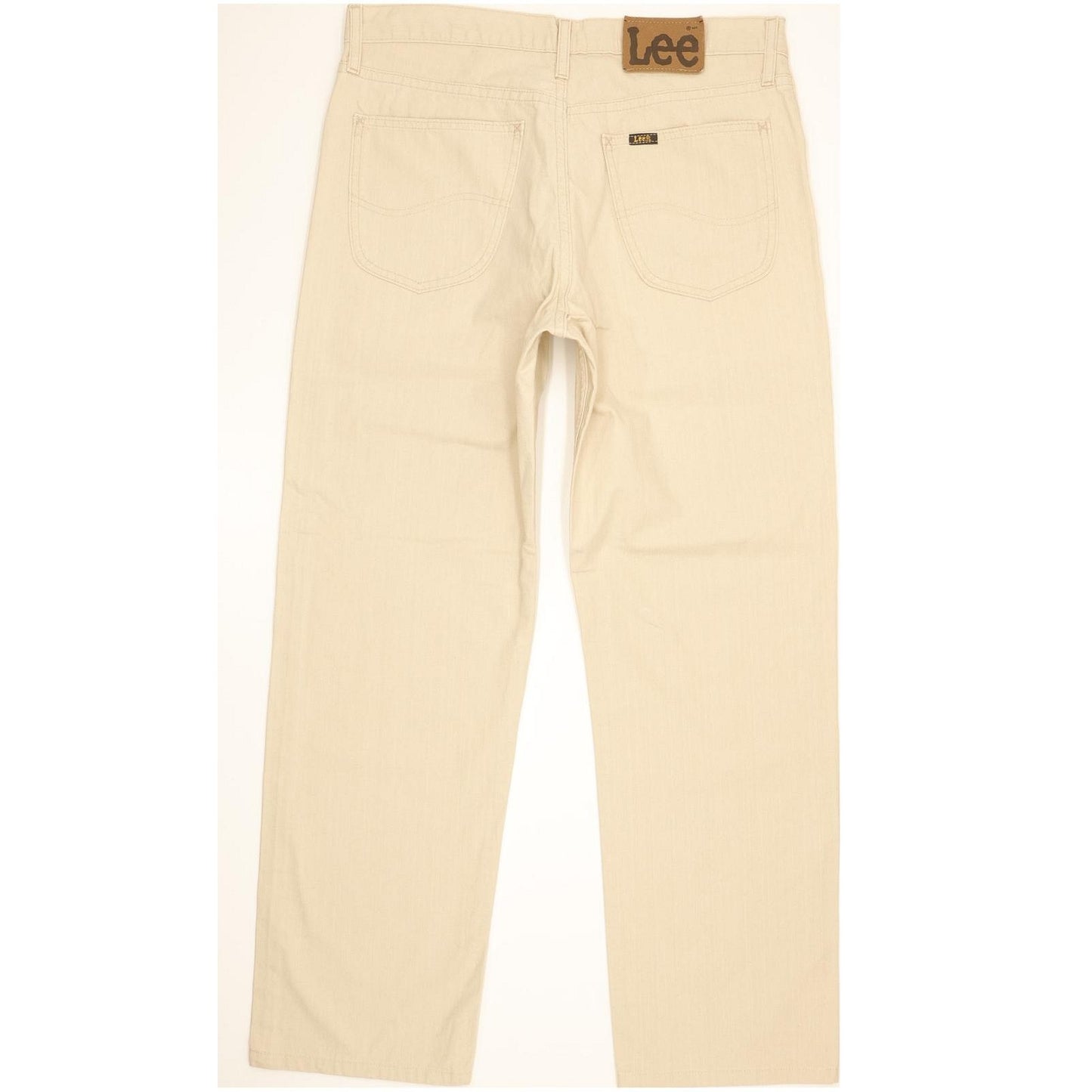 Lee Brooklyn Men Beige Straight Regular Jeans W33 L29