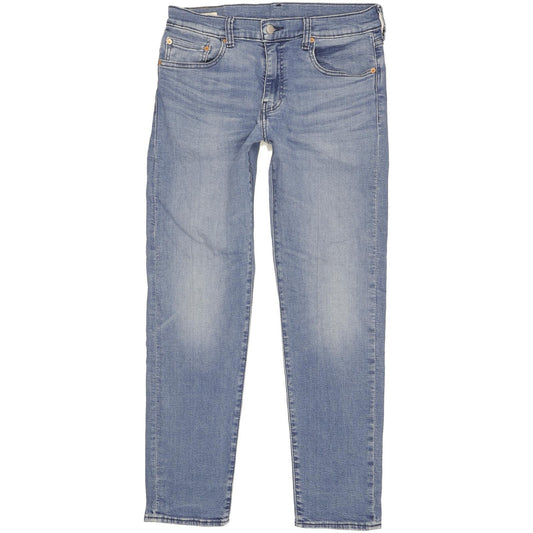 Levi's 502 Men Blue Tapered Regular Stretch Jeans W32 L31