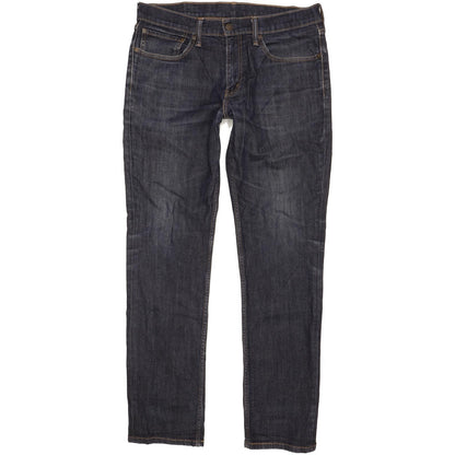 Levi's 511 Men Blue Straight Slim Stretch Jeans W34 L33