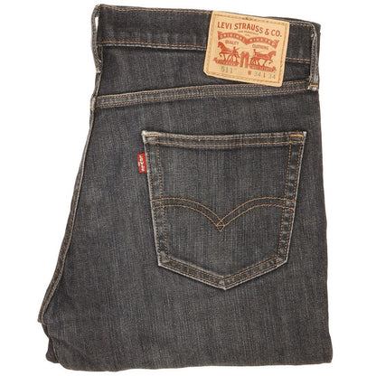 Levi's 511 Men Blue Straight Slim Stretch Jeans W34 L33