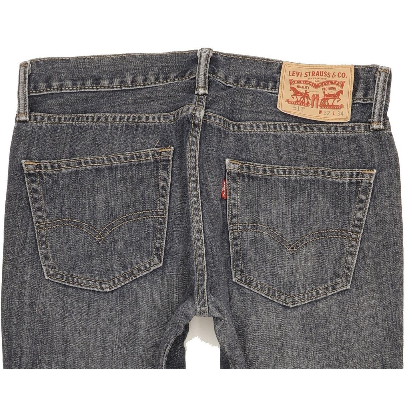 Levi's 511 Men Blue Straight Slim Jeans W32 L34