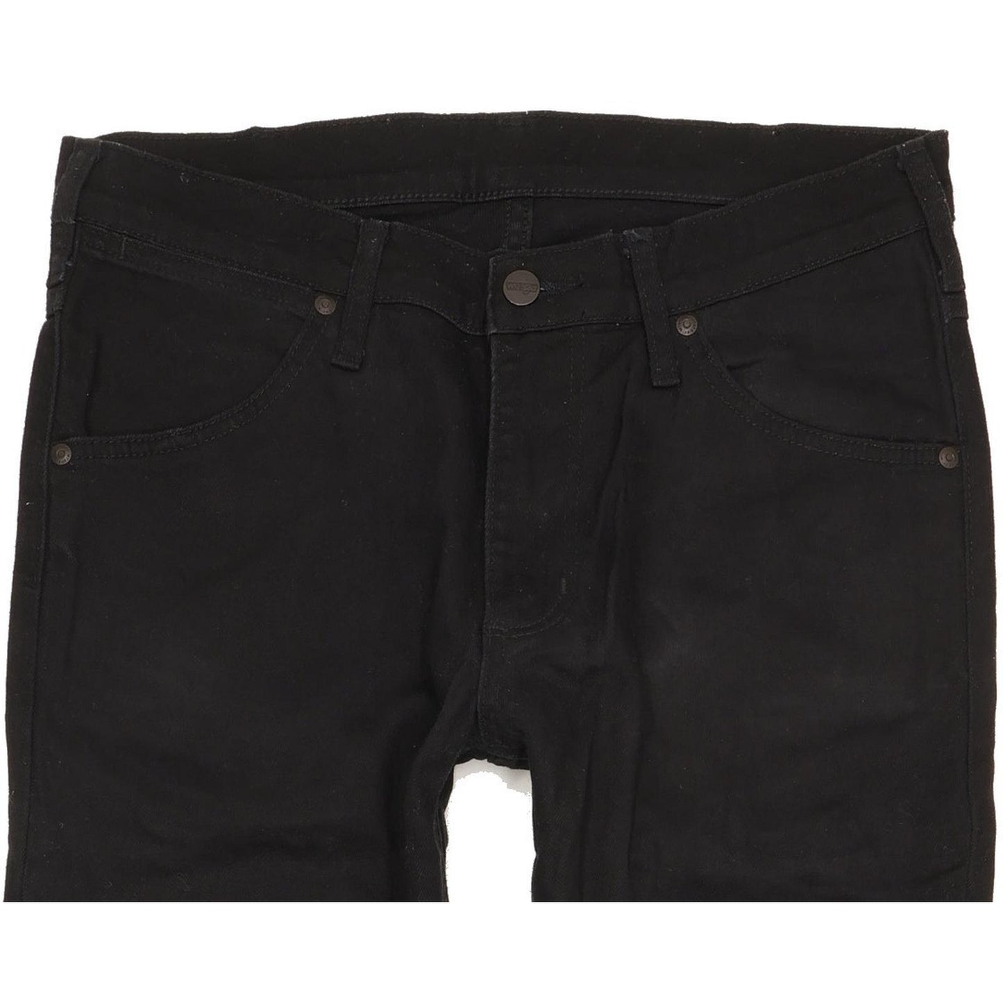 Wrangler Men Black Straight Slim Jeans W31 L32