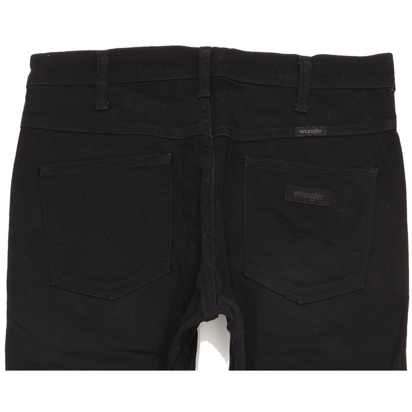 Wrangler Men Black Straight Slim Jeans W31 L32