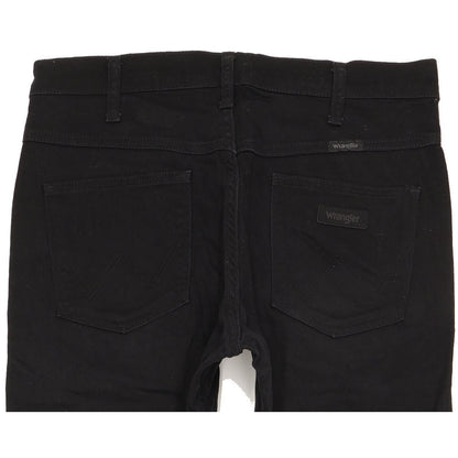 Wrangler Men Black Straight Slim Jeans W31 L32