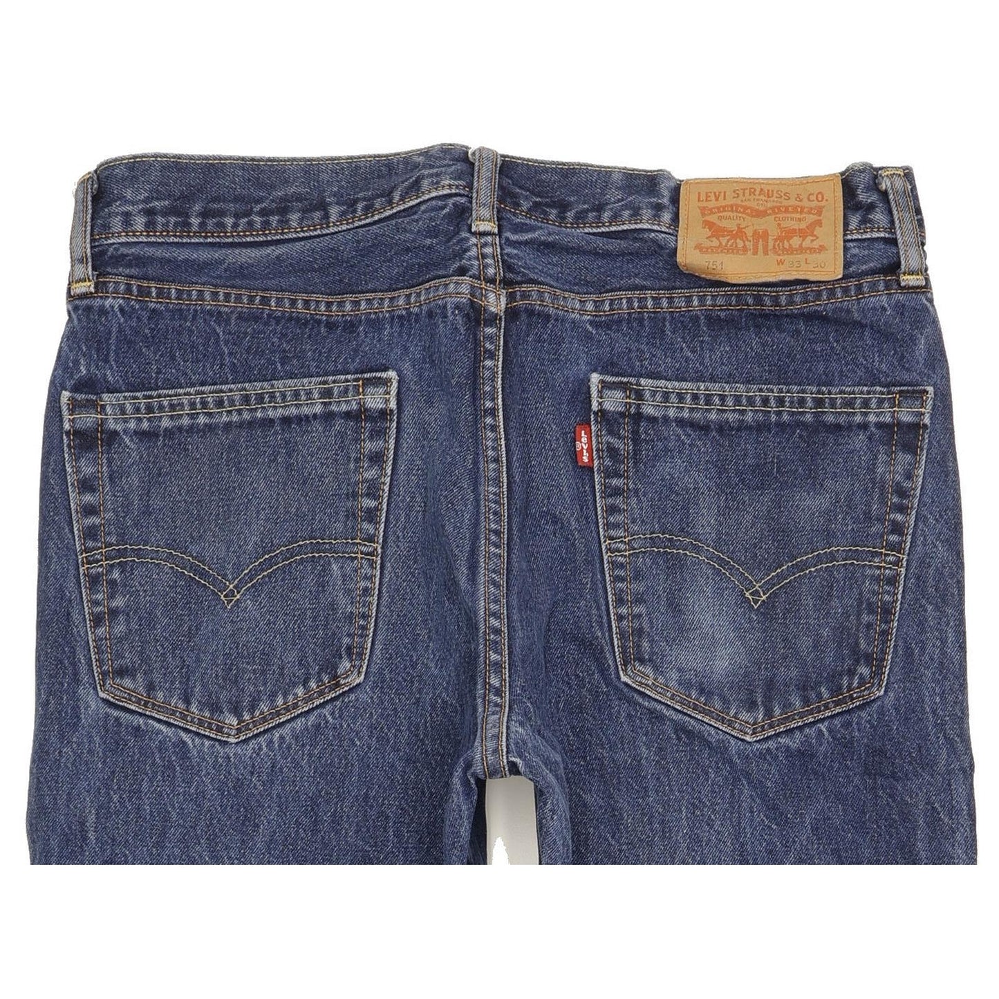 Levi's 751 Men Blue Straight Regular Jeans W33 L29