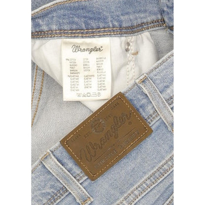 Wrangler Durable Quality Men Blue Straight Regular Stretch Jeans W36 L27