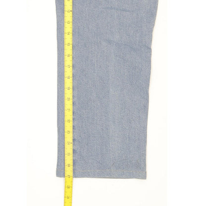 Wrangler Durable Quality Men Blue Straight Regular Stretch Jeans W36 L27