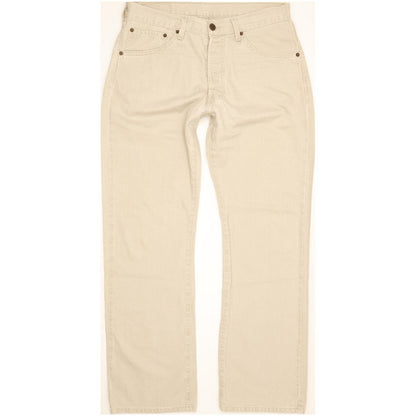 Levi's 551 Men Beige Straight Regular Jeans W34 L31