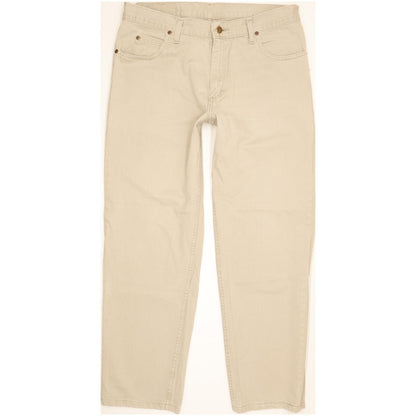 Lee Brooklyn Men Beige Straight Regular Jeans W35 L29