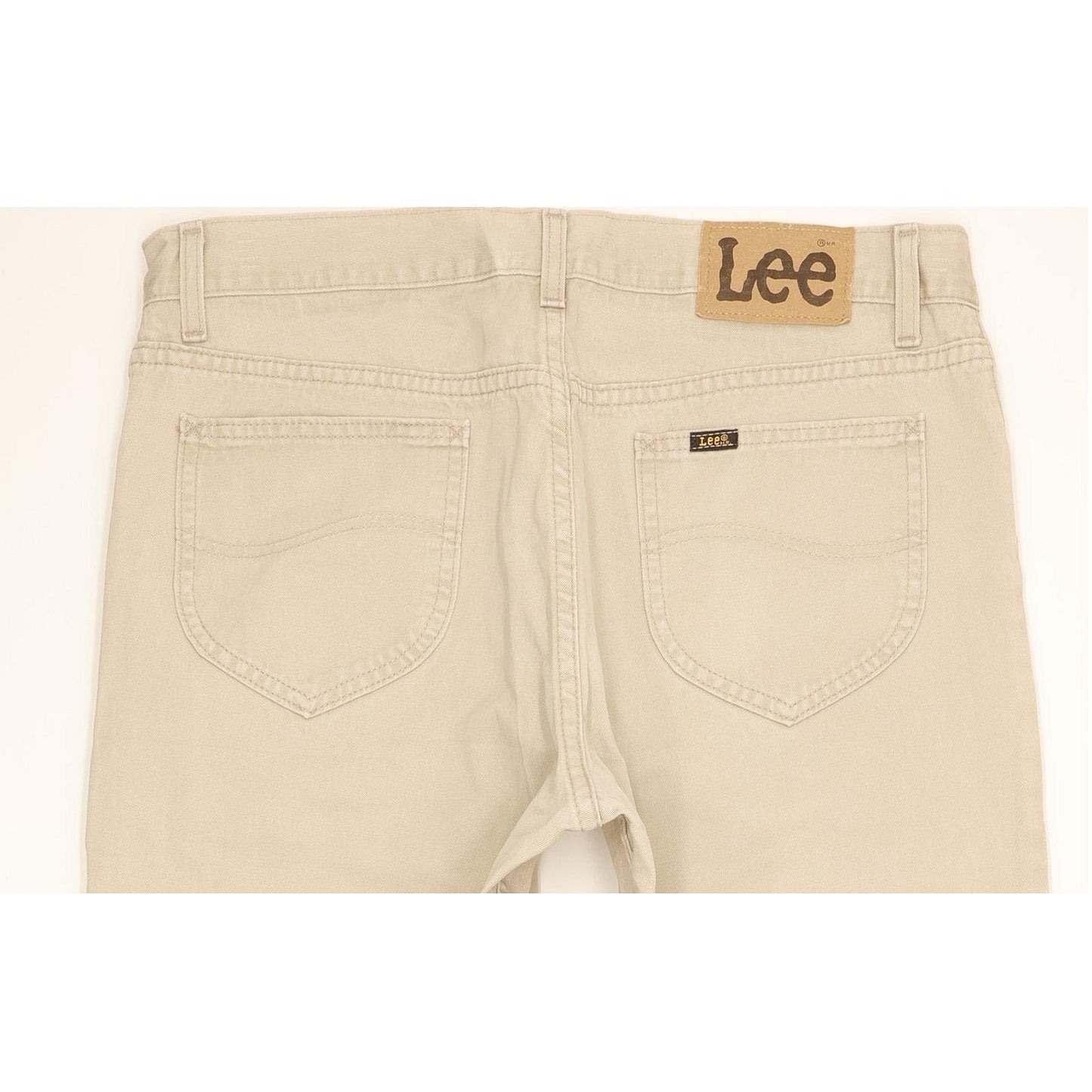 Lee Brooklyn Men Beige Straight Regular Jeans W35 L29