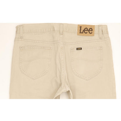 Lee Brooklyn Men Beige Straight Regular Jeans W35 L29