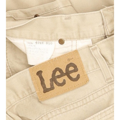 Lee Brooklyn Men Beige Straight Regular Jeans W35 L29