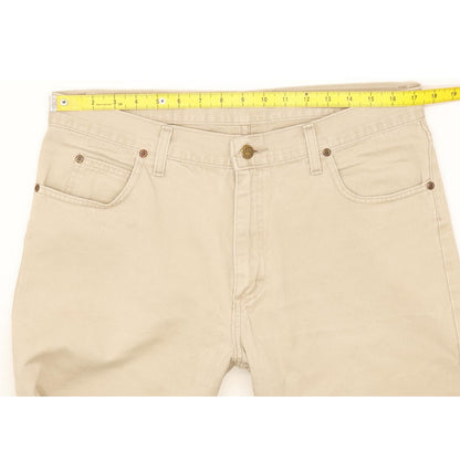 Lee Brooklyn Men Beige Straight Regular Jeans W35 L29