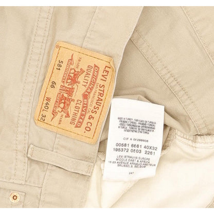 Levi's 581 Men Beige Straight Regular Jeans W40 L31