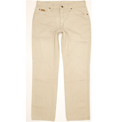 Wrangler Texas Men Beige Straight Regular Jeans W34 L32