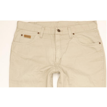 Wrangler Texas Men Beige Straight Regular Jeans W34 L32