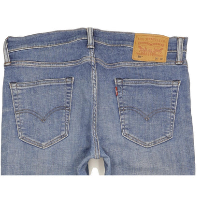 Levi's 511 Men Blue Straight Slim Stretch Jeans W34 L30