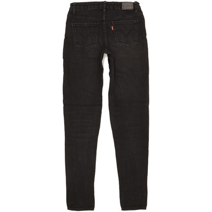 Levi's 710 Girls Women Black Skinny Slim Stretch Jeans W28 L29