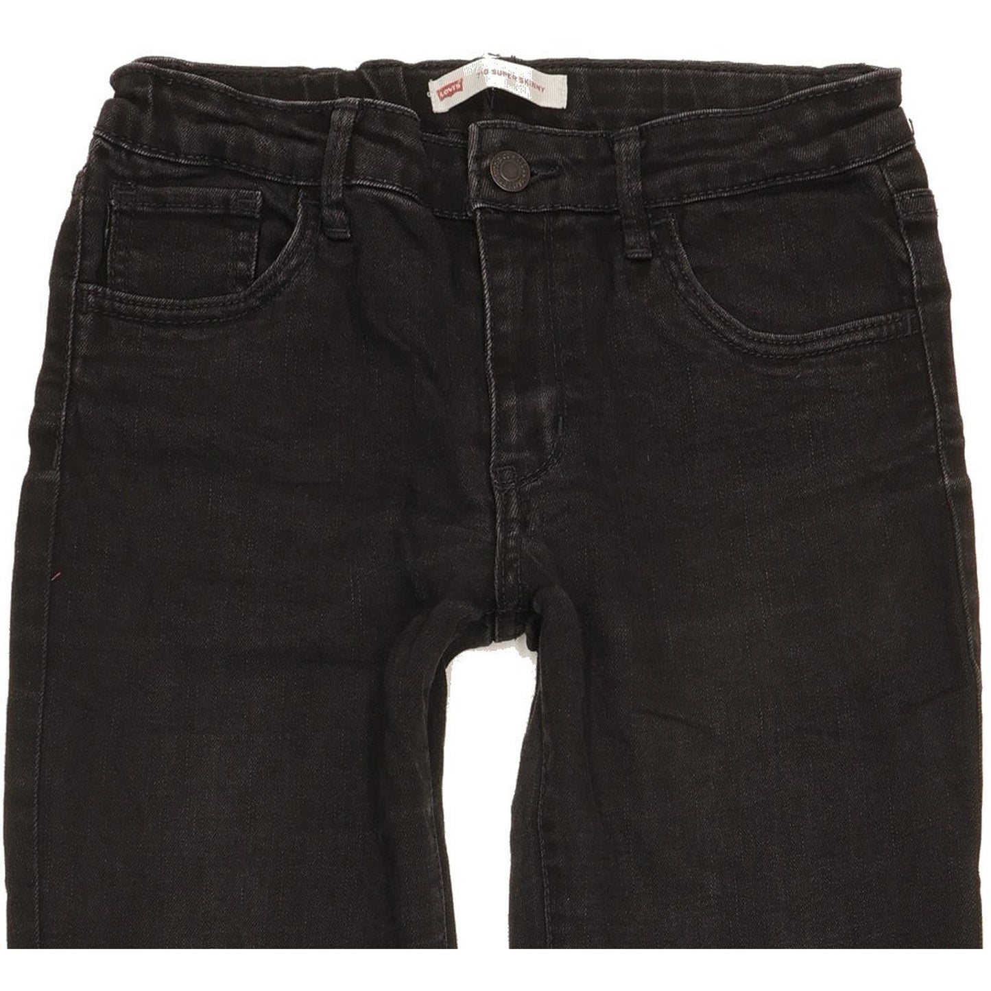 Levi's 710 Girls Women Black Skinny Slim Stretch Jeans W28 L29