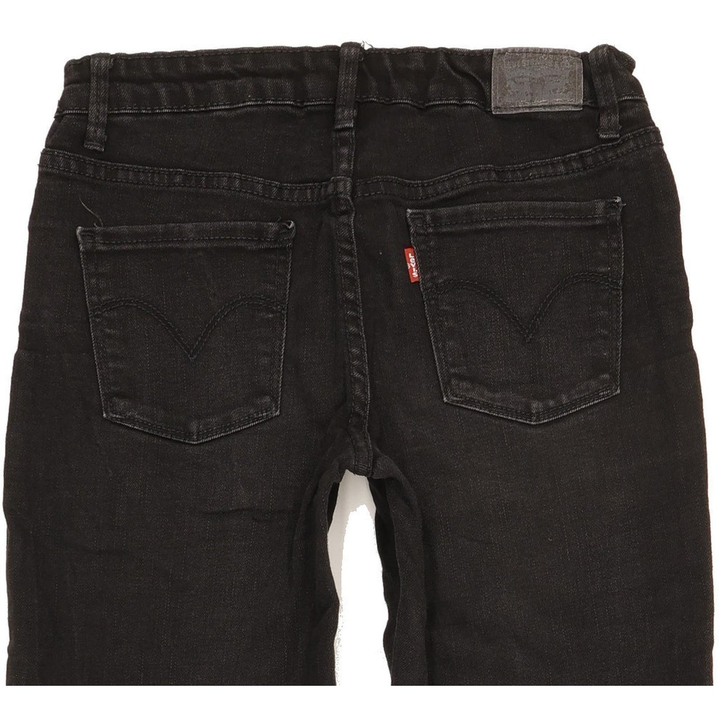 Levi's 710 Girls Women Black Skinny Slim Stretch Jeans W28 L29
