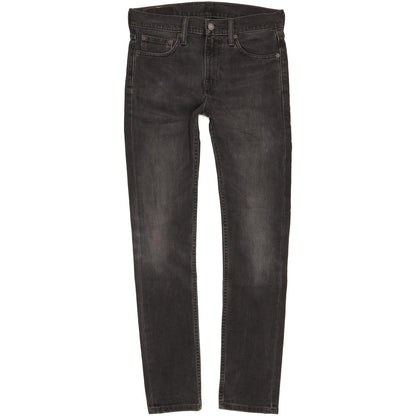 Levi's 510 Men Black Skinny Slim Stretch Jeans W30 L31