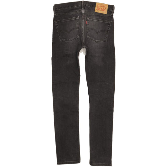Levi's 510 Men Black Skinny Slim Stretch Jeans W30 L31