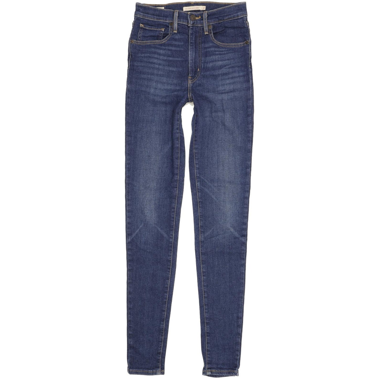 Levi's Mile Blue Skinny Slim Stretch Jeans High Waisted W27 L34
