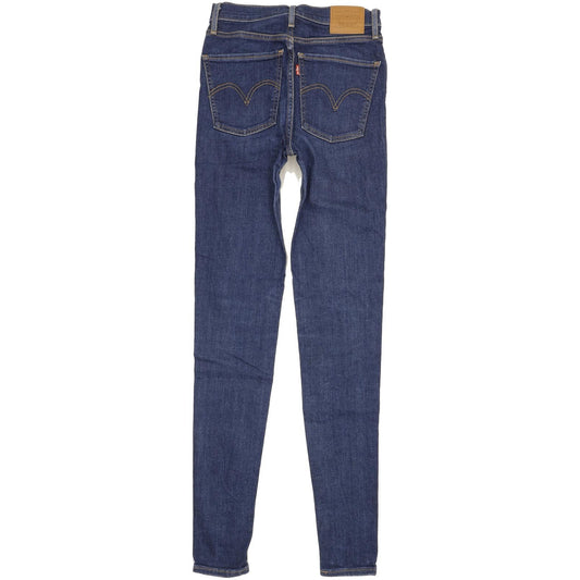 Levi's Mile Blue Skinny Slim Stretch Jeans High Waisted W27 L34