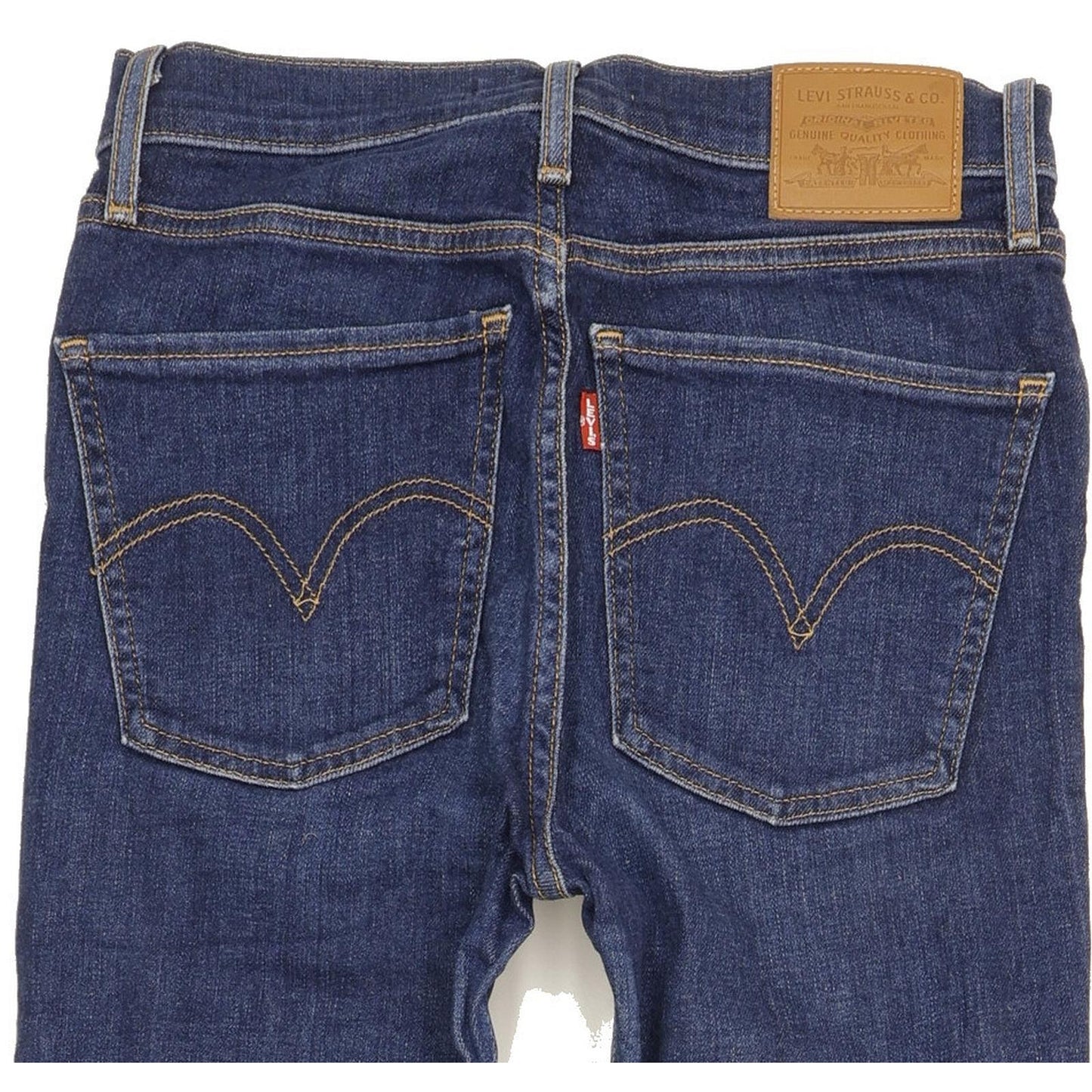 Levi's Mile Blue Skinny Slim Stretch Jeans High Waisted W27 L34