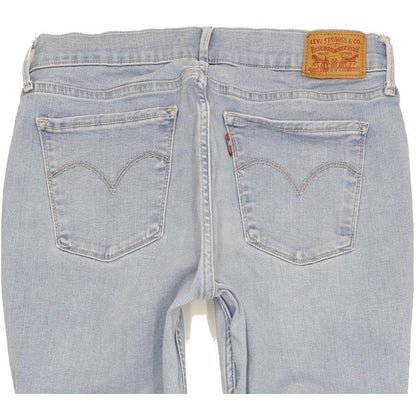 Levi's 710 Super Women Blue Skinny Slim Stretch Jeans W30 L32