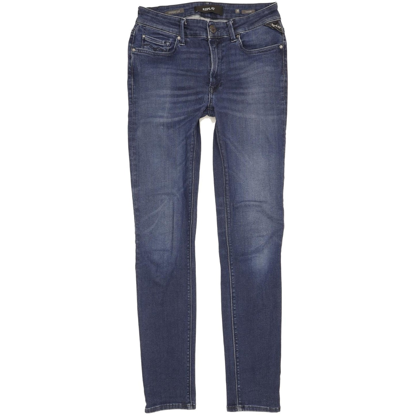Replay Luzien Women Blue Skinny Slim Stretch Jeans W30 L30