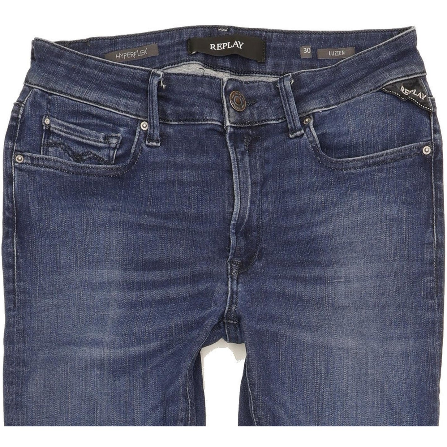 Replay Luzien Women Blue Skinny Slim Stretch Jeans W30 L30