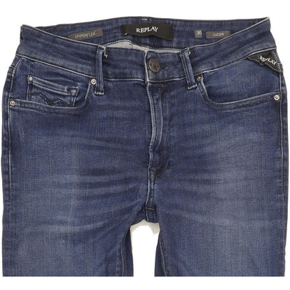 Replay Luzien Women Blue Skinny Slim Stretch Jeans W30 L30